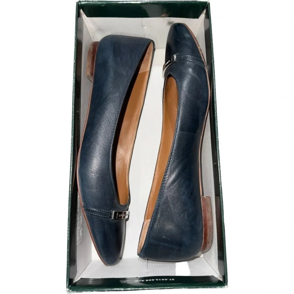 Women’s Lauren Ralph Lauren Navy “Farrel” Flats - 7B - Picture 12 of 12